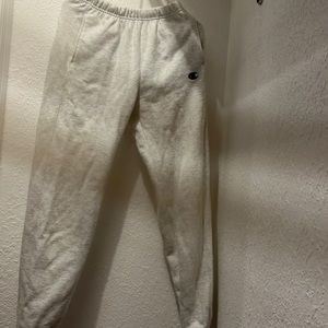 White women’s champion pants great condition only been worn two or three times